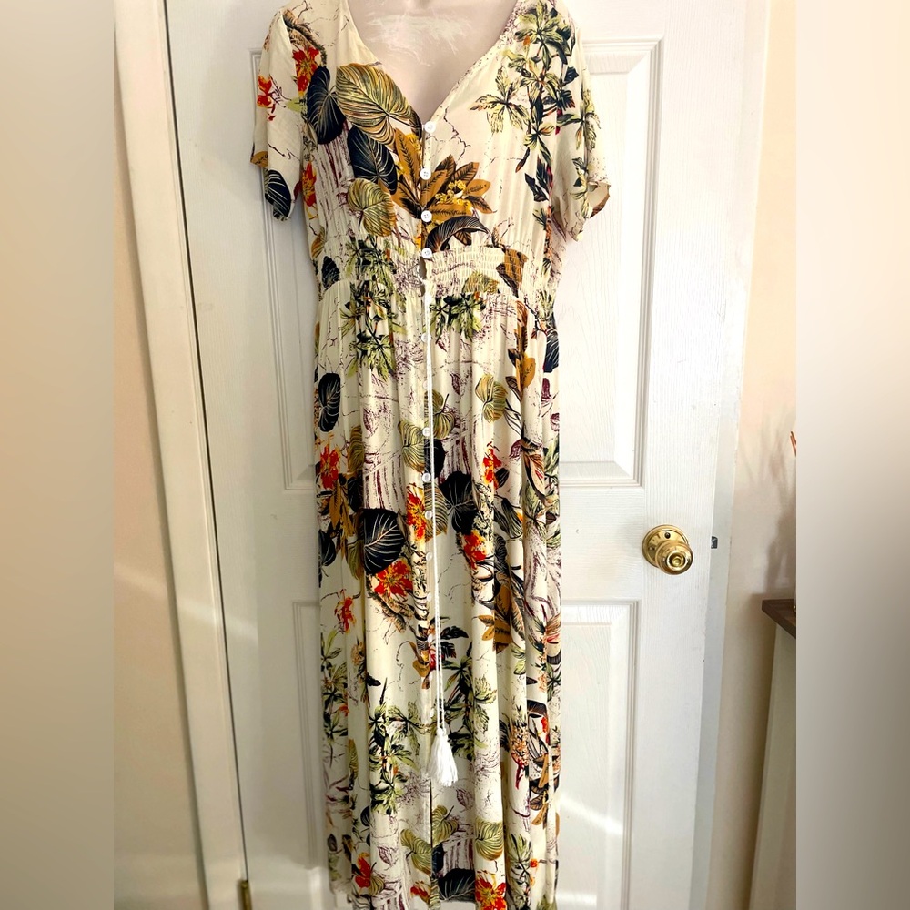 Cupshe Long Beach Cover‎ Up Size Large